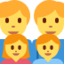 Family: Man, Man, Girl, Boy Emoji (Twitter, TweetDeck)