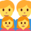 Family: Man, Man, Girl, Girl Emoji (Twitter, TweetDeck)
