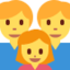 Family: Man, Man, Girl Emoji (Twitter, TweetDeck)