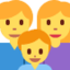 Family: Man, Woman, Boy Emoji (Twitter, TweetDeck)