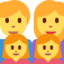Family: Man, Woman, Girl, Girl Emoji (Twitter, TweetDeck)
