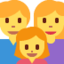 familj: man, kvinna, flicka Emoji (Twitter, TweetDeck)