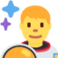 astronauta Emoji (Twitter, TweetDeck)