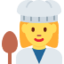 Woman Cook Emoji (Twitter, TweetDeck)