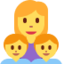 Family: Woman, Boy, Boy Emoji (Twitter, TweetDeck)