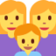 Family: Woman, Woman, Boy Emoji (Twitter, TweetDeck)
