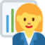 Woman Office Worker Emoji (Twitter, TweetDeck)