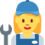 kobieta elektryk Emoji (Twitter, TweetDeck)