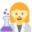 Woman Scientist Emoji (Twitter, TweetDeck)