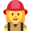 Feuerwehrfrau Emoji (Twitter, TweetDeck)