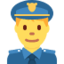 Police Officer Emoji (Twitter, TweetDeck)