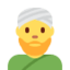 Person Wearing Turban Emoji (Twitter, TweetDeck)