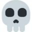 Skull Emoji (Twitter, TweetDeck)