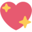 Sparkling Heart Emoji (Twitter, TweetDeck)