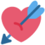 Heart With Arrow Emoji (Twitter, TweetDeck)