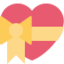 Heart With Ribbon Emoji (Twitter, TweetDeck)