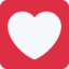 Heart Decoration Emoji (Twitter, TweetDeck)