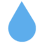 Droplet Emoji (Twitter, TweetDeck)