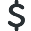 Heavy Dollar Sign Emoji (Twitter, TweetDeck)