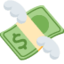 Money With Wings Emoji (Twitter, TweetDeck)