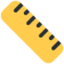 Straight Ruler Emoji (Twitter, TweetDeck)