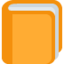 oranje boek Emoji (Twitter, TweetDeck)