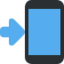 Mobile Phone With Arrow Emoji (Twitter, TweetDeck)