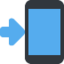 Mobile Phone With Arrow Emoji (Twitter, TweetDeck)