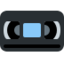 Videocassette Emoji (Twitter, TweetDeck)