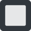 Black Square Button Emoji (Twitter, TweetDeck)