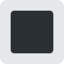 White Square Button Emoji (Twitter, TweetDeck)