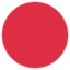 Red Circle Emoji (Twitter, TweetDeck)