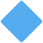 Large Blue Diamond Emoji (Twitter, TweetDeck)