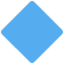 Large Blue Diamond Emoji (Twitter, TweetDeck)