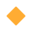 Small Orange Diamond Emoji (Twitter, TweetDeck)