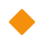 liten orange diamantform Emoji (Twitter, TweetDeck)