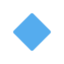 Small Blue Diamond Emoji (Twitter, TweetDeck)