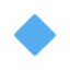 Small Blue Diamond Emoji (Twitter, TweetDeck)