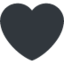 cuore nero Emoji (Twitter, TweetDeck)