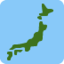 kaart van Japan Emoji (Twitter, TweetDeck)