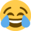 quvonch ko‘z yoshlari Emoji (Twitter, TweetDeck)