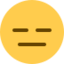 Expressionless Face Emoji (Twitter, TweetDeck)