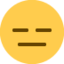 Expressionless Face Emoji (Twitter, TweetDeck)