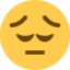 elgondolkodó arc Emoji (Twitter, TweetDeck)