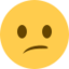 Confused Face Emoji (Twitter, TweetDeck)