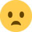 Frowning Face With Open Mouth Emoji (Twitter, TweetDeck)