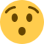 Hushed Face Emoji (Twitter, TweetDeck)