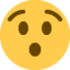 Hushed Face Emoji (Twitter, TweetDeck)