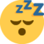 Sleeping Face Emoji (Twitter, TweetDeck)