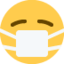 muka memakai topeng perubatan Emoji (Twitter, TweetDeck)